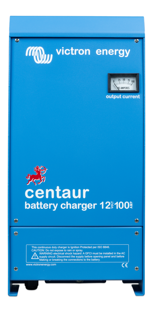 Battery Charger, 12 Volt, 100 Amp 3 battery Bank  Centaur Charger 12/100(3) 120-240V