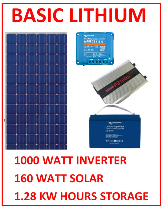 SOLAR INVERTER LITHIUM BATTERY PACKAGE BASIC