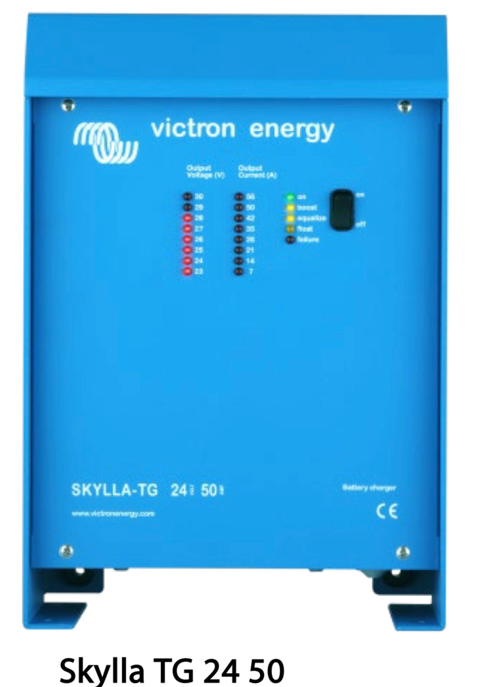 Battery Charger, 24 Volt, 50 Amp 3 battery Bank Centaur Charger 50/24