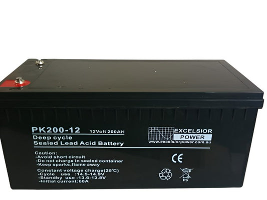 200 Amp/Hour Deep Cycle AGM Battery
