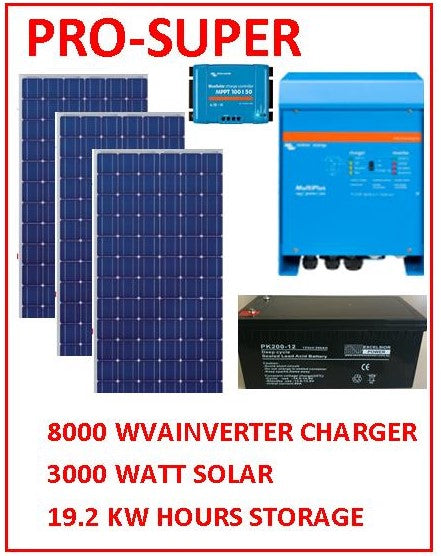 SOLAR INVERTER BATTERY PACKAGE PRO-SUPER