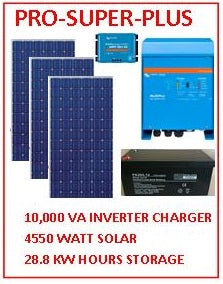 SOLAR INVERTER BATTERY PACKAGE PRO-SUPER-PLUS