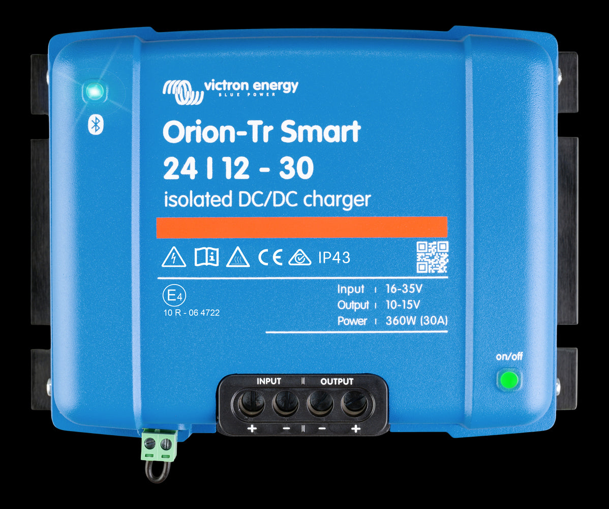 DC Battery Charger, 24 Volt to 12 Volt, 30 Amp