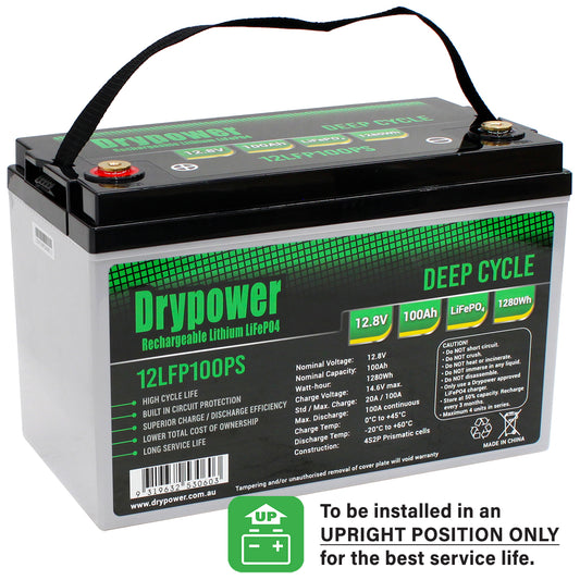 100 Amp/Hour, 12 Volt, Deep Cycle Lithium Battery