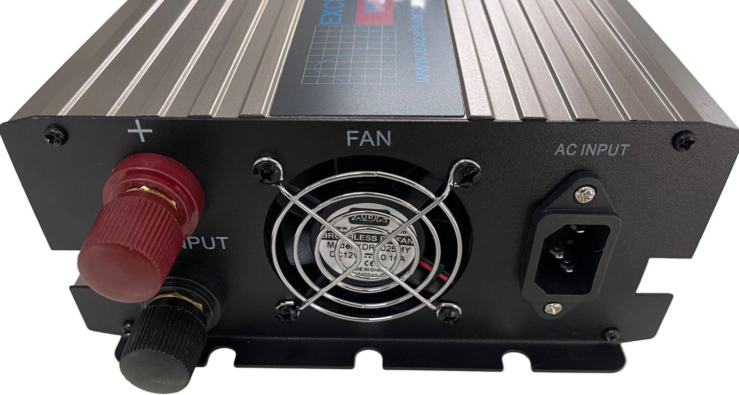 Inverter Charger, 2000 watt Surge , 12 volt, IC1000/12