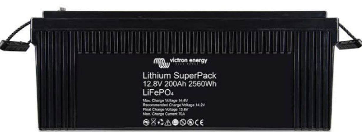 200 Amp/Hour, 12 Volt,Victron Deep Cycle Lithium Battery