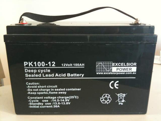100 Amp/Hour, Deep Cycle AGM Battery