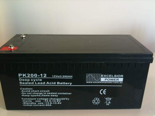 200 Amp/Hour Deep Cycle AGM Battery